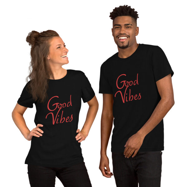 Unisex t-shirt - Good Vibes - Red